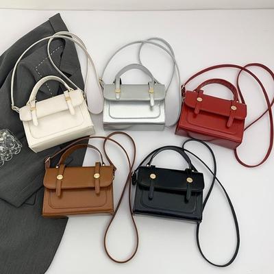 Commuter Texture Simple Fashion Handbag New Shoulder Messenger Bag Small Square Bag Women's Bag