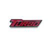 GWOXB1 Metal TURBO car logo suitable for body trunk tail side car sticker decal decorative accessories