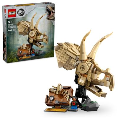 LEGO Jurassic World Dinosaur Fossil: Triceratops Skull Toy Block91011Dinosaur 76969
