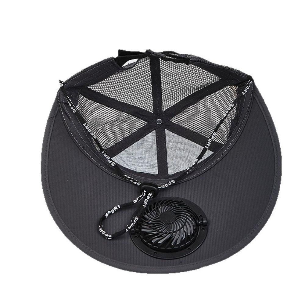Fashion Breathable Solar Fan Hat USB Charging Quick Dry Sun Protection Caps Baseball Cap Outdoor