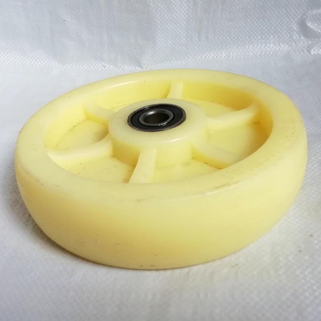 8-Inch Extra Thick 50-Wide Industrial Heavy-Duty 200mm Swivel Nylon Castor Wheel