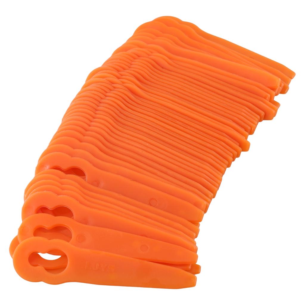 50pcs Plastic Blades For -STIHL FSA- 45 Cordless Grass Trimmer Mowing Heads Grass Trimmer Blade Garden Power Tool Accessories
