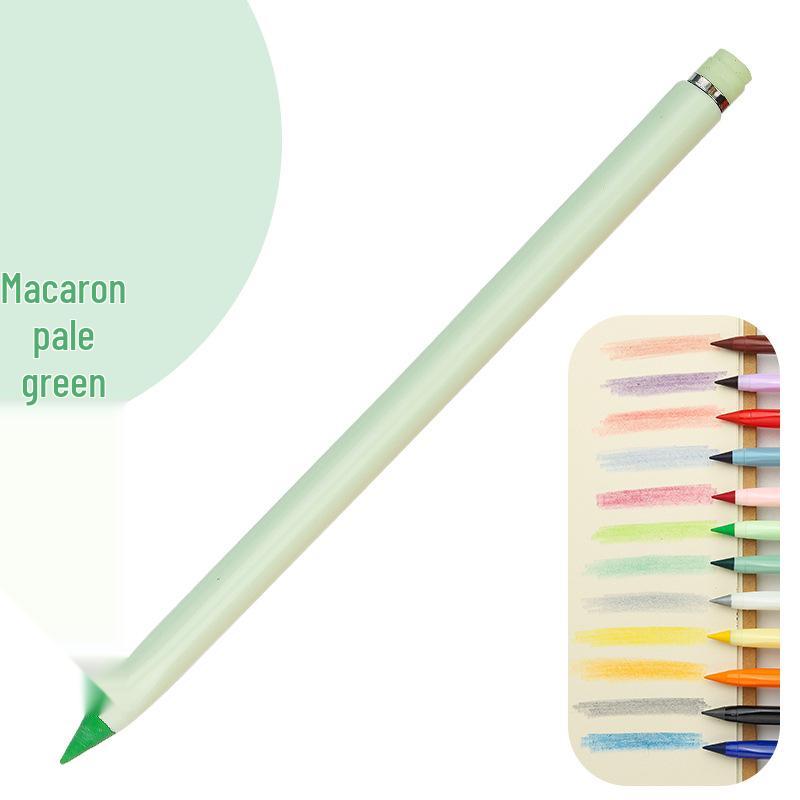 Erasable Posture Correcting Eternal Pencil - 12 Colors, No Sharpening Needed, Durable Lead, Perfect for Kids' Drawing.