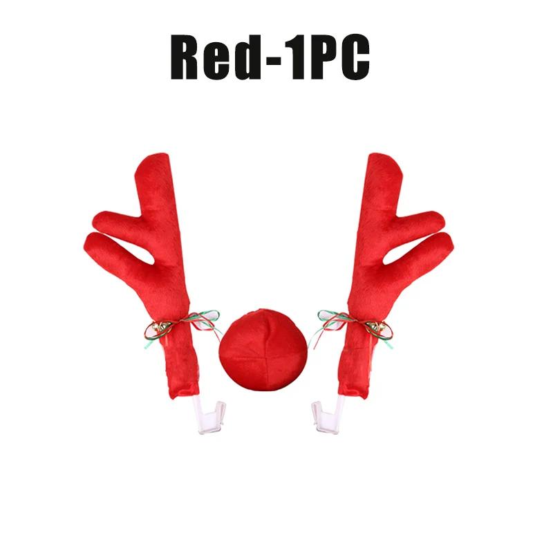 

Car Christmas Decor Reindeer Antlers Headband Window Car Accessories Holiday Auto Styling for Christmas Festive Car Decoration