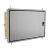 Onderbouw Verdeelkast Ip65 12 Modules Deur Roestvrij Staal Inox