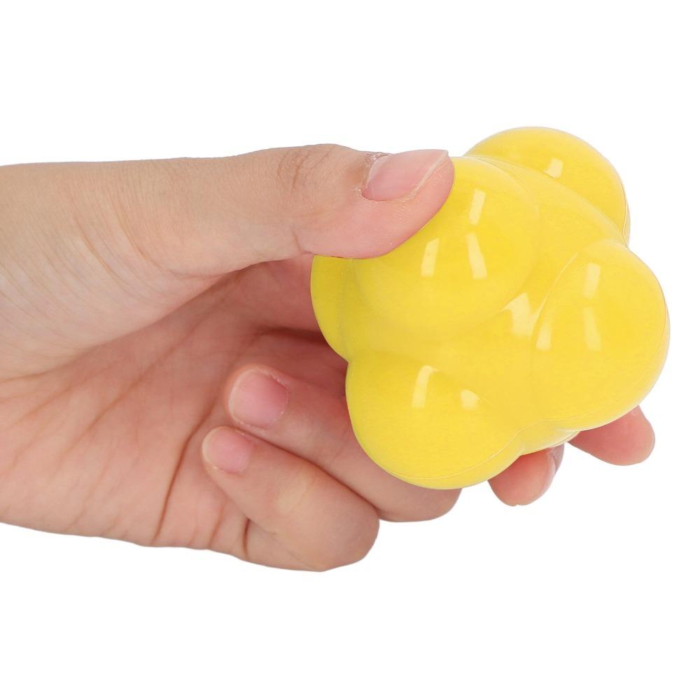 High Bounce Agility Ball Hexagonal Shape Training Ball Reusable Reaction Ball Reflex Practice