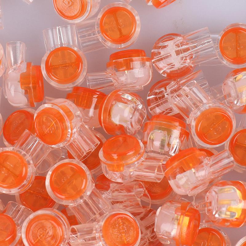 200Pcs Rj45 Connector Crimp Connection Terminals K1 Connector Waterproof Wiring