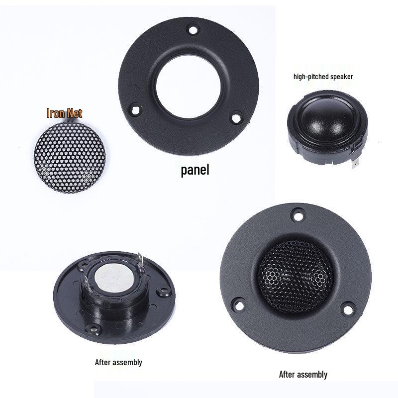 B7 3-inch Silk Dome Tweeter with 25-core Subwoofer for Bookshelf Speaker Modification, 75mm.