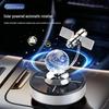 Solar-Powered Rotating Car Air Freshener Ornament