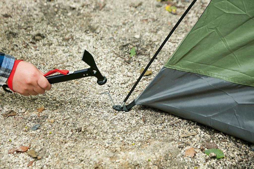 Takeda Corporation [Hammer-Zelthering] Schwarz 11×4×31cm Heringshammer PGH21-4BK