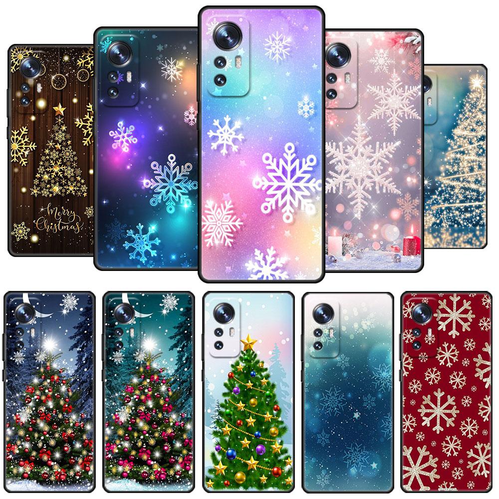 

Case For Xiaomi Mi Poco X3 NFC M4 F3 C40 11 11T 10T Pro 12 9T 9 10 Lite Back Soft Phone Cover Winter Snow Merry Christmas