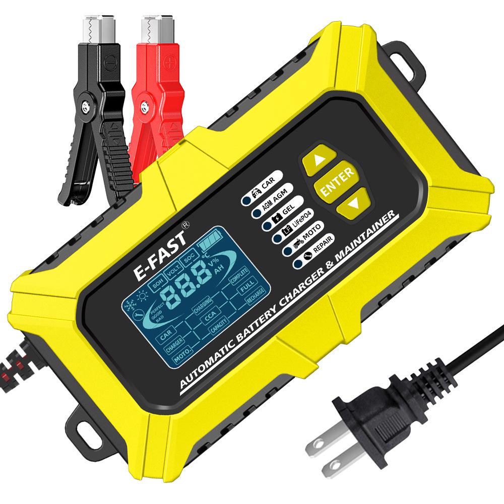E-FAST 12V 6A Smart Battery Charger & Tester Combo
