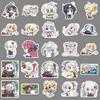 53 Sheets of Senren Manhua Cartoon Graffiti Stickers—Personalized, Creative Decoration for Journals, Notebooks, and Games