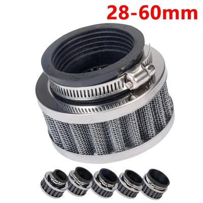 Motorcycle Air Filter 28-60mm High Flow Sports Intake ATV Pit Dirt Bike for Honda Kawasaki Yamaha 50mm Moto Air Filters Systems