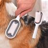 Brosses d'épilation double face pour chien chat animal de compagnie Peigne de toilettage avec lingettes Brosse pour chaton Accessoires pour animaux produits pour animaux