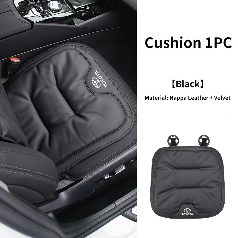 Para Toyota 2026 Tapacubos Calientes Cojín de Terciopelo para Coche Respaldo Transpirable de Cuero Funda Protectora para Asiento Accesorios Para Toyota Yaris Co