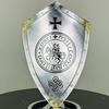 71.12 cm Templar Shield Medieval Knight Armor Crusader Shield Battle Knight Heater Shield Best Gift