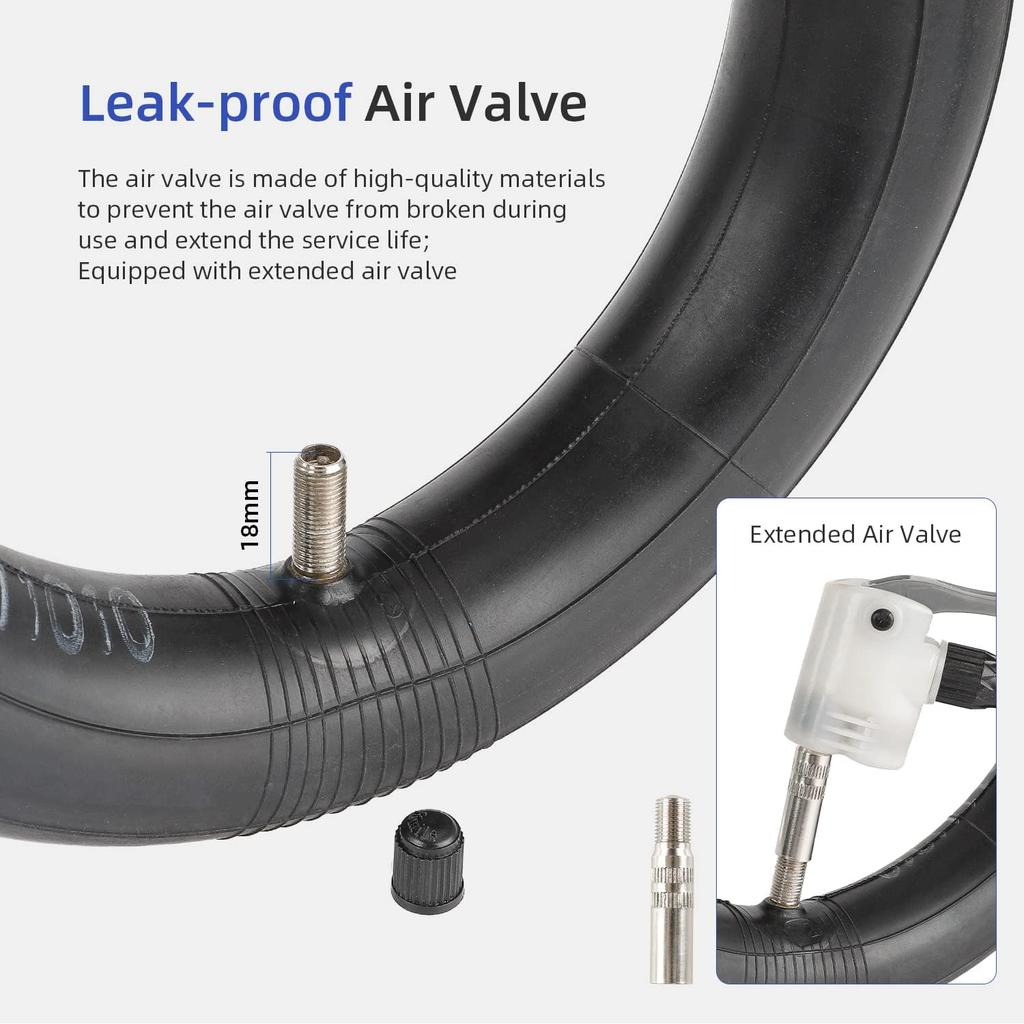8.5 inch Inner Tube 50/75-6.1 Thick Scooter Tube Universal 8 1/2 x2 Inflated Tube Replacement for Gotrax GXL Hiboy S2 Xiaomi M365 Pro Pro2 1S MI3 Lite