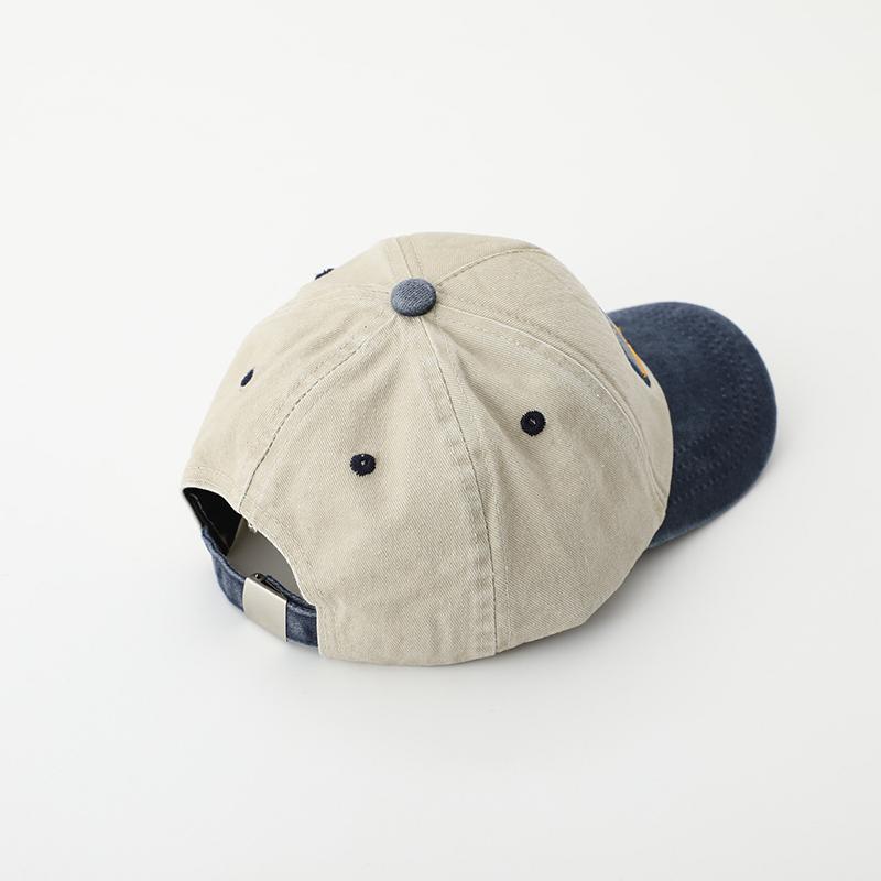 Fashion Letter Children Baseball Hat Solid Color Baby Peaked Cap Cotton Casual Kids Duck Tongue Cap 3-6Year Boy Girl Sun Visors