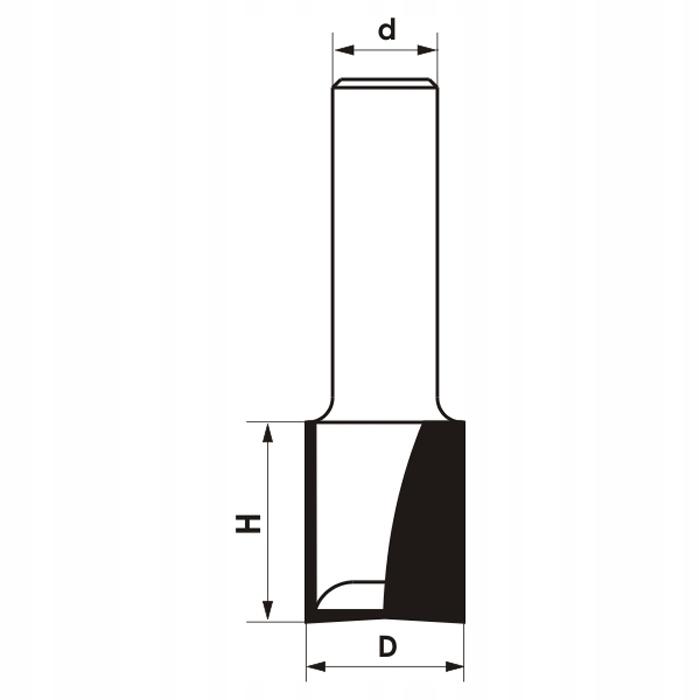 Globe Straight Drilling Cutter D16 I35 S12Mm/ Premium