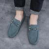 Fashion Work Low-Top Men's Leather Shoes Soft Suede Lightweight Legitimate In Promotion Classic Original Footwear Offer Male Casual Shoe