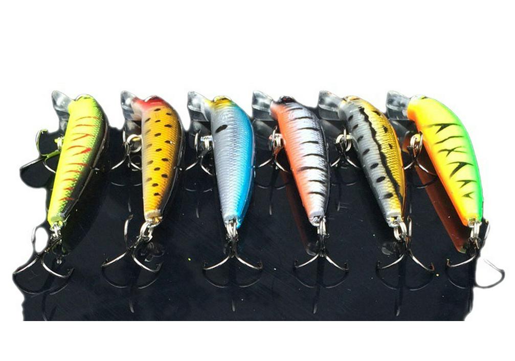 Fishing Lures Set: 9.5cm/9g Artificial Minnow Hooks
