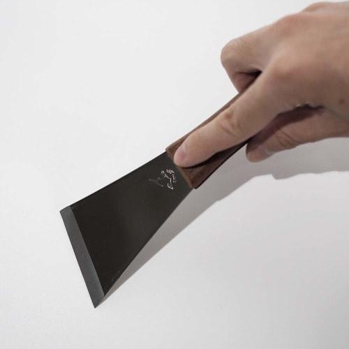 Hakeichi Y-Shaped Leather Skimmer, Stainless Steel, 60mm, 1 Piece