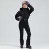 Women's Waterproof Windproof Down Ski Suit - One-Piece, Warm for Outdoor Sports