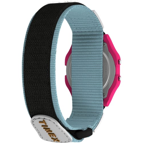 Timex Uni Classic Digital 36mm Watch, Blue/Pink/Digital, 142-205mm (5.6-8.1in), Strap
