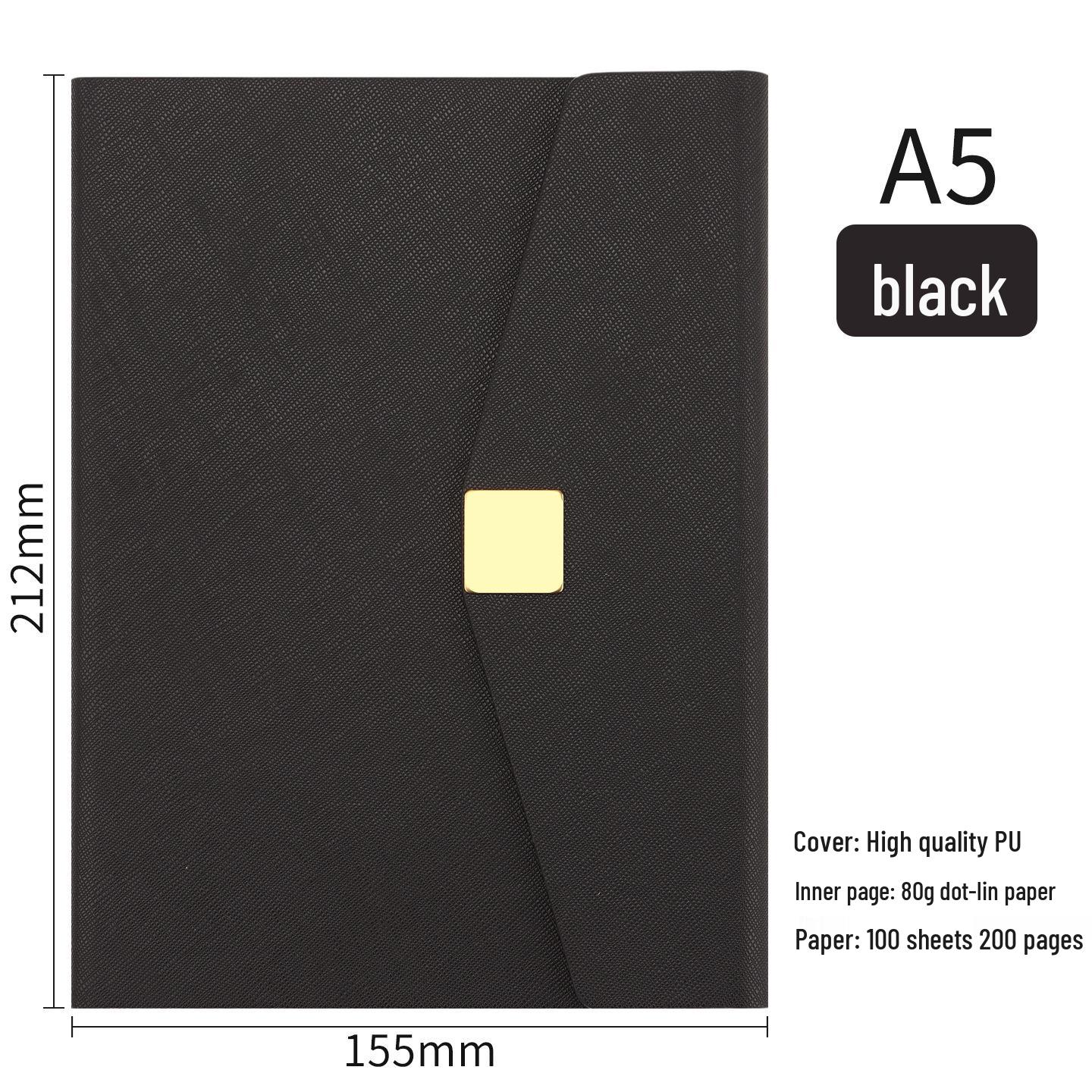 Custom Magnetic Buckle A5 Notebook Gift Set with Logo - Ideal Corporate Souvenir A5