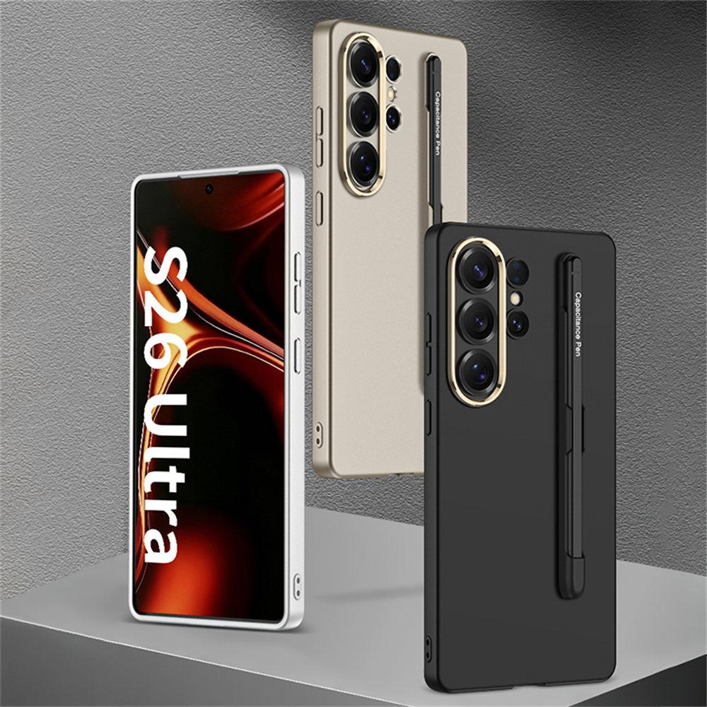 Carcasă GKK pentru Samsung Galaxy S26 Ultra cu Stylus, Rezistentă la Șocuri, PC Dur, Subțire