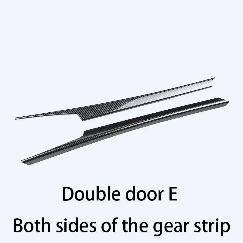 Kohlefaser Mittelkonsole Schalthebel Panel Abdeckung Für Mercedes Benz E-Klasse W212 W207 Coupe E260 E350 Armlehnenbox Dekoration