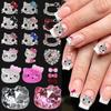 Hello Kitty Strass-Nagelkunst Legierungszubehör