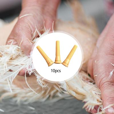 10 Pieces Chicken Plucker Fingers Plucking Attachments Replacement Duck