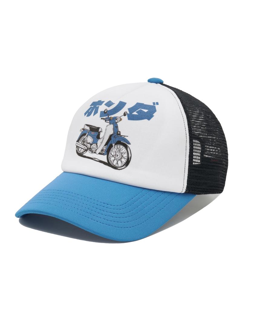 PHYPS MOTORCYCLE Super Cub Mesh Ball Cap Blue