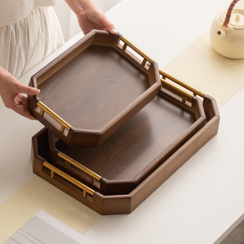 Neues Holz-Serviertablett im chinesischen Stil