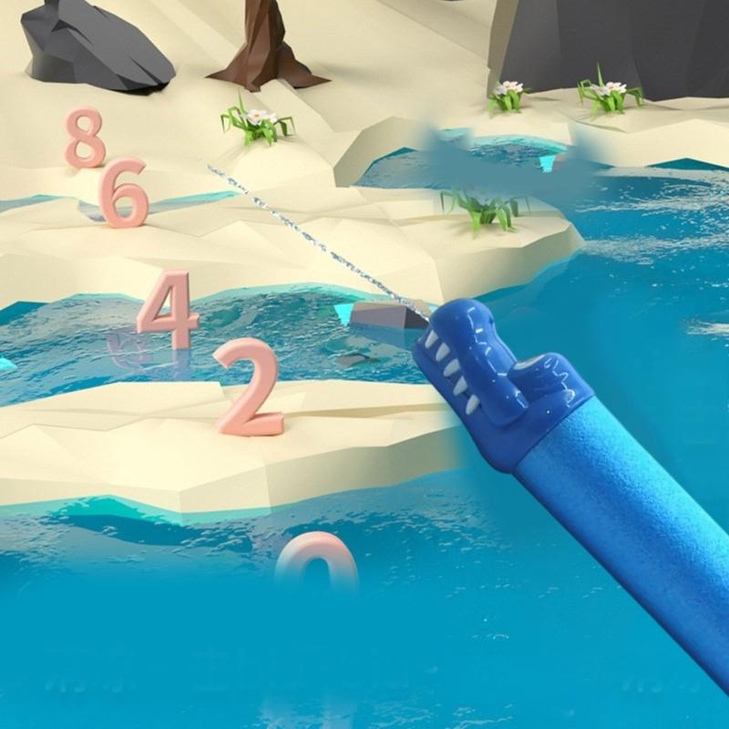 Colorful EVA Cartoon Shape Design Water Squirter Water Soaker Guns With Soft Foam For Safe Water Play At Pool Backyard
