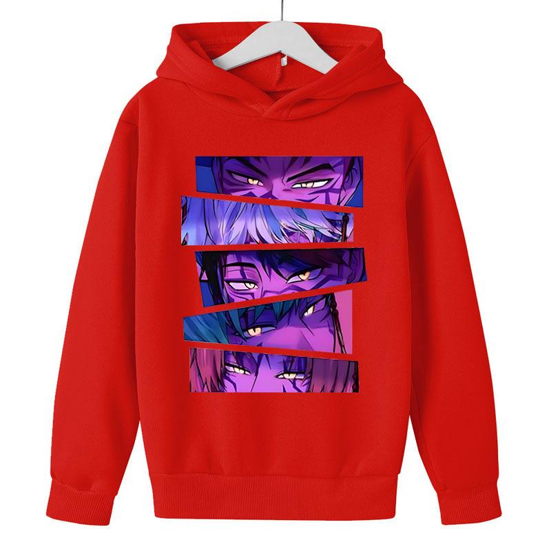 Kids Hoodies & Sweatshirts Kpop Witch Hunting Team Printed Children's Cartoon Hoodie Fashion Casual Warm Hoodies