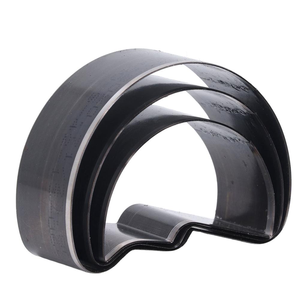 3PCS Moon Shape Cutting Dies Alloy Steel Hollow Leather Hole Punch Cutter for Crafts Making 70mm