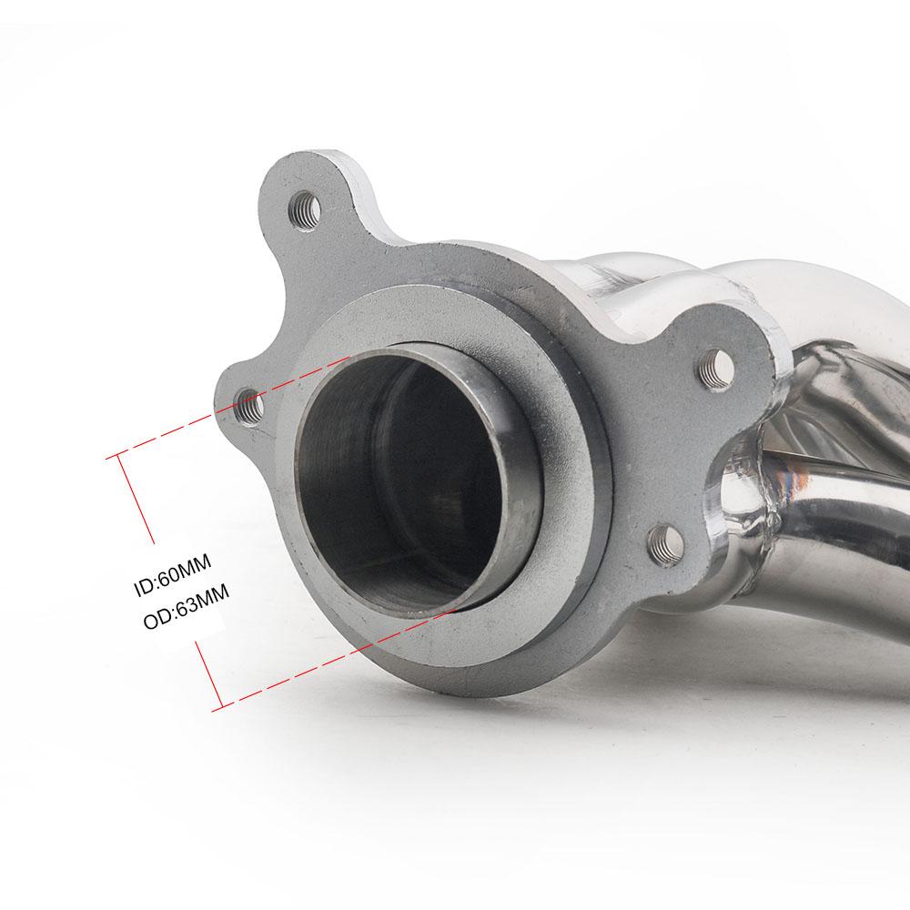 Coletor de Escape 4-1 em Aço Inoxidável para 02-05 Acura RSX DC5 Civic Si EP3 K20A3 Sistema de Escape de Performance