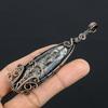Orthoceras Fossil Jewelry, 999 Copper Wire Wrapped Pendant Handmade Gemstone Jewelry, Gifts For Wedding Pendant