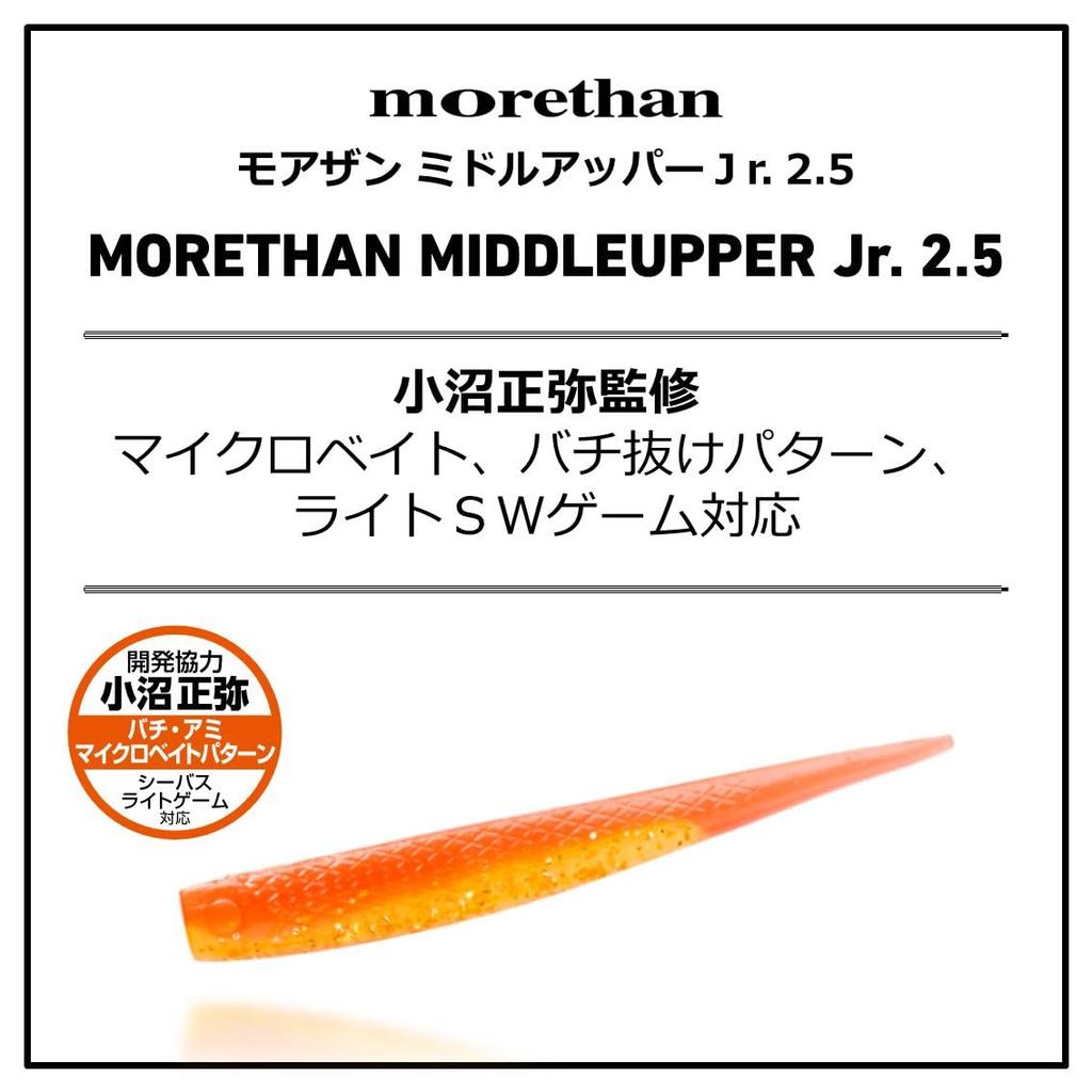 DAIWA More Than Middle Upper Jr 2.5 inch Onuma Orange