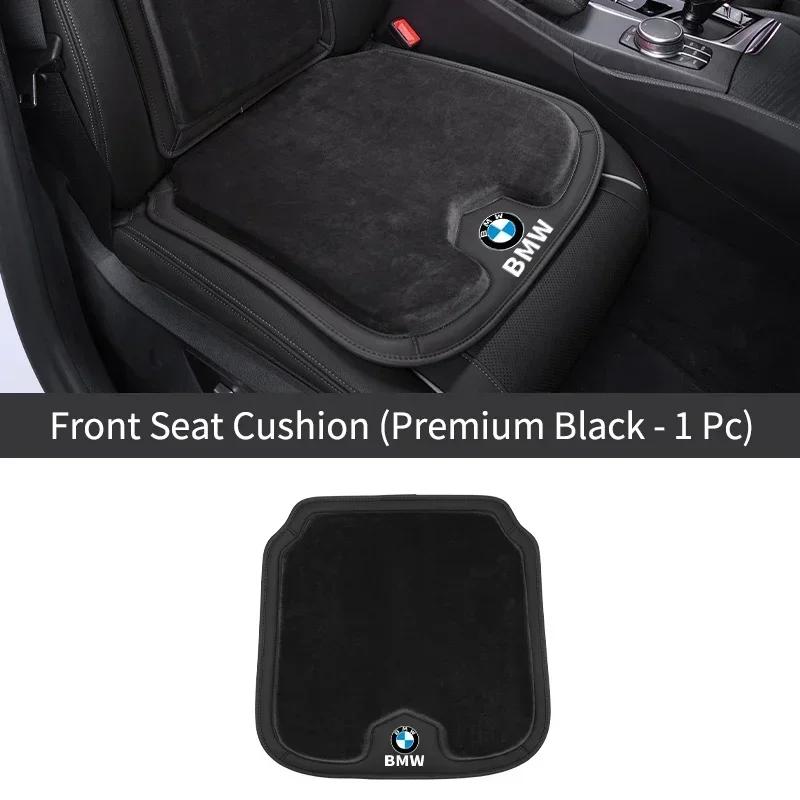 -Winter Car Seat Cushion Flannel Warm Car Seat Cover Protector Pad For BMW 3 5 Series X1 X3 X5 F10 F30 G01 G05 G32 G20 G30 G60