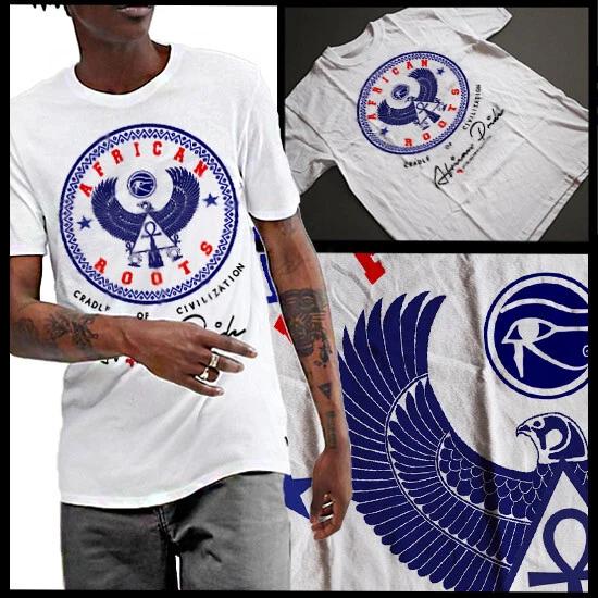 African Eye Of Horus T-Shirt Black History Month Kemetic Knowledge Tee cotton S