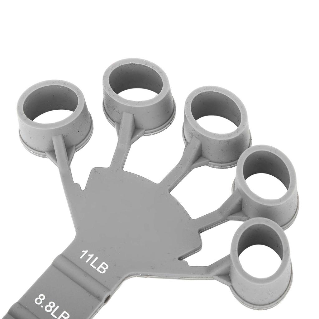 Hand Grip Strengthener 6 Resistance Levels Adjustable Silicone Finger Extension Stretcher with Wrist Strap