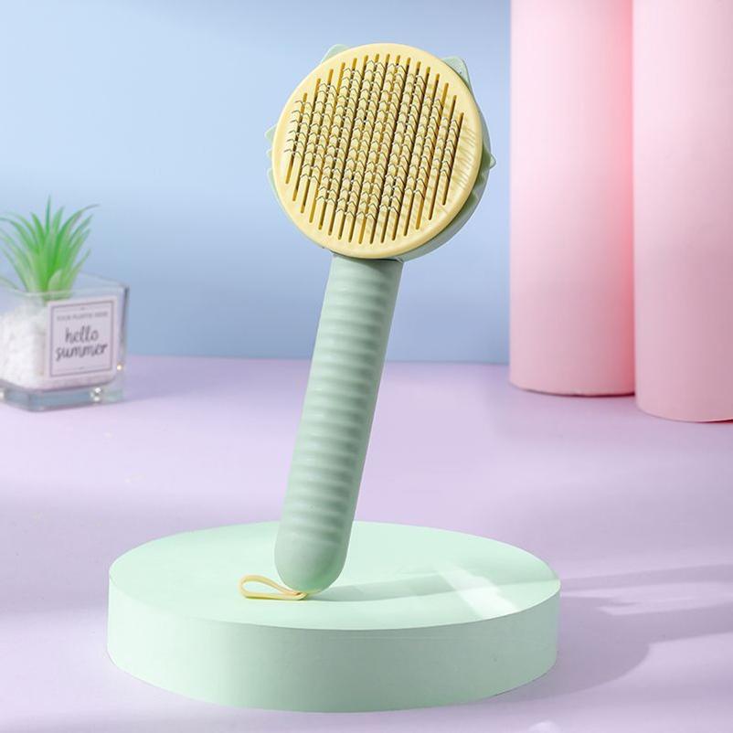 New cute Cat Needle comb One-touch hair removal beauty Needle comb cat massage comb to remove floating hair pet comb