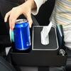 Between Seat Car Organizer Car Cup Holder Tray Multifunctional Vehicle Console Seat Cell Phone Drinks Holder With Side Pocket