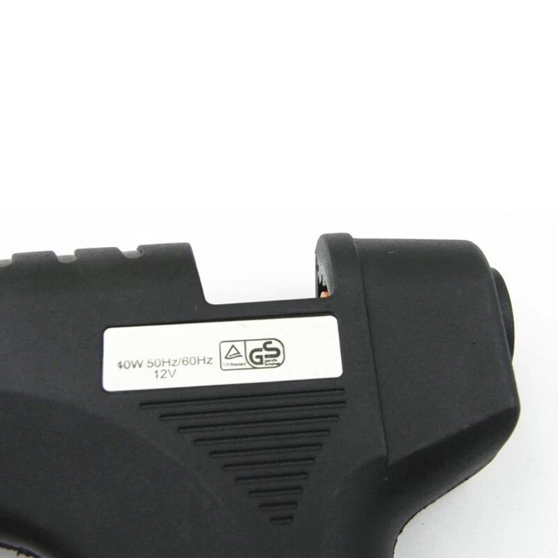 Zestaw pistoletu do klejenia na gorąco 40 W, szybko nagrzewający się, samochodowy, pistolet do klejenia na gorąco, 12 V, naprawa depresji, do projektów szkolnych DIY i rzemiosła domowego