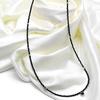 Slim Raw Black Spinel Necklace