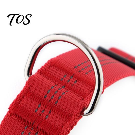 Ergonomic Pressure Relief Dog Harness No Pull Harness, Adjustable Nylon Vest with Handle, Breathable Dash-proof Control for Hiking Padded Medium Large